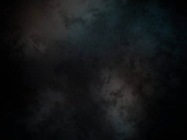 Siyah ve mavi renk şemasına sahip koyu bir arkaplan