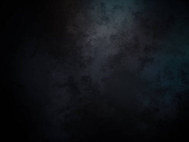 Siyah ve mavi renk şemasına sahip koyu bir arkaplan