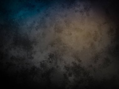 Siyah kenarlı koyu mavi ve sarı bir arka plan.