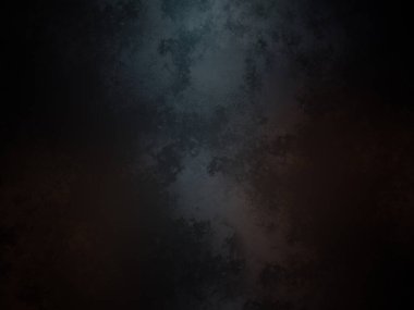 Siyah ve mavi renk şemasına sahip koyu bir arkaplan