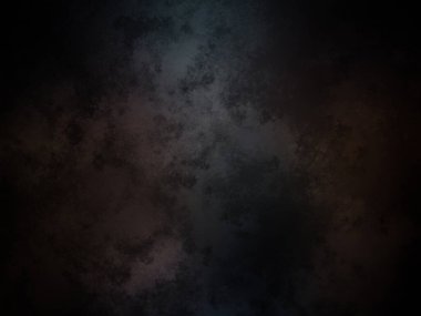 Siyah ve mavi renk şemasına sahip koyu bir arkaplan