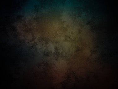 Koyu renkli bir arkaplan ve gökkuşağı