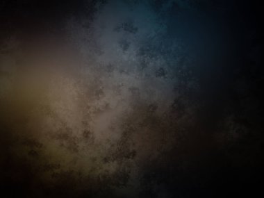 Koyu bir arka plan, mavi ve sarı bir ışık.