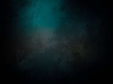 Koyu mavi arkaplan ve yeşil ışık