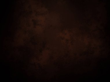 Koyu kahverengi arka plan ve küçük beyaz bir saat.