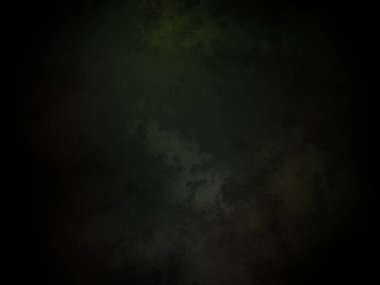 Koyu yeşil ve siyah arkaplan ve beyaz saat.