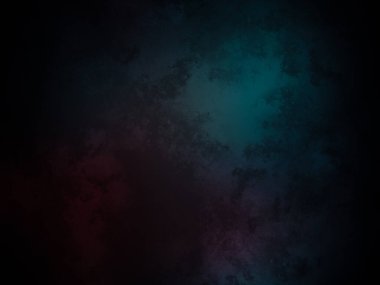 koyu bir arkaplan, mavi ve kırmızı renkli.