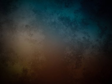 Bulanık efektli koyu mavi ve turuncu bir arkaplan