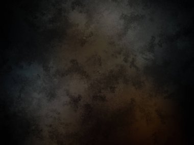 Siyah ve turuncu bir arka plan ve karanlık bir gökyüzü.