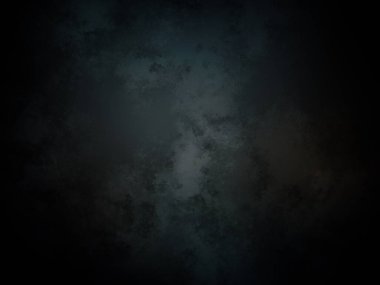 Siyah ve mavi renk şemasına sahip koyu bir arkaplan