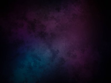 Siyah arkaplanı olan koyu mor ve mavi bir arka plan.