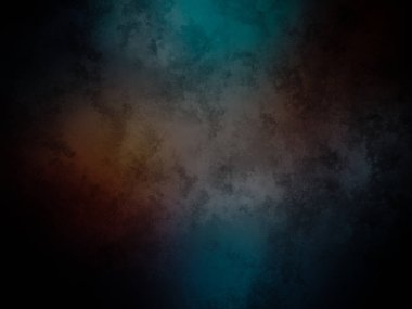 Bulanık efektli koyu mavi ve turuncu bir arkaplan