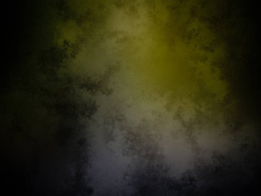 Siyah ve siyah saati olan siyah ve sarı bir arkaplan.