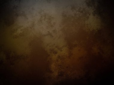 Üzerinde saat olan karanlık ve kirli bir duvar.