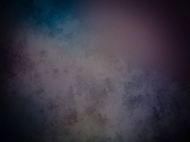 Solmuş bir yüzeyi olan koyu mavi ve mor bir arkaplan