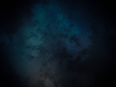 Koyu mavi arkaplan ve yukarıdan gelen bir ışık.