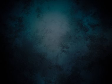 Ortasında ışık olan koyu mavi bir arkaplan.