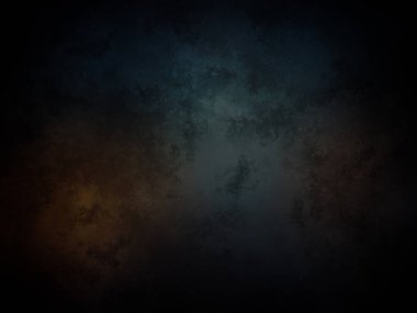 Koyu mavi ve turuncu bir arka plan ve soluk bir doku.