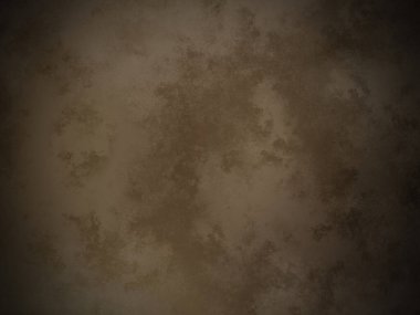 Siyah arkaplanı olan kahverengi kirli bir duvar.