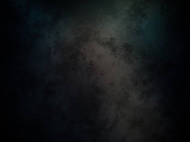 Siyah ve mavi renk şemasına sahip koyu bir arkaplan