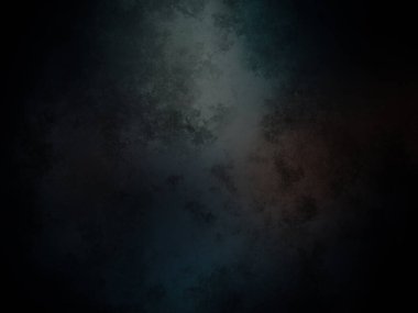 Koyu mavi ve siyah bir arkaplan ve köşeden gelen bir ışık.