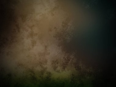 Siyah kenarlı yeşil ve kahverengi bir arka plan.