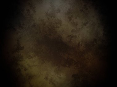 Koyu kahverengi ve siyah arkaplan ve beyaz saat.