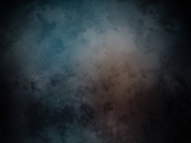 Koyu mavi ve kahverengi bir arka plan ve soluk bir etki