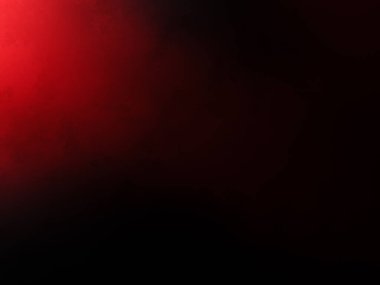 Karanlık bir odada parlayan kırmızı bir ışık.