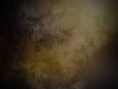 Koyu ve kirli bir arka plan, sarı ve siyah renkli.