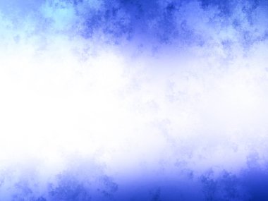 Gökyüzü ve bulutları olan mavi ve beyaz bir arkaplan