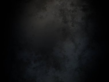 Siyah bir arka plan, karanlık bir gökyüzü ve beyaz bir ay.