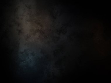 Siyah ve mavi renk şemasına sahip koyu bir arkaplan