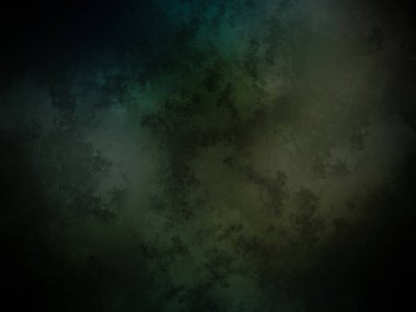 Koyu yeşil ve siyah arkaplan ve beyaz saat.