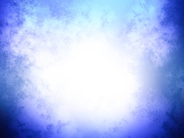 Ortasında ışık olan mavi ve beyaz bir arkaplan