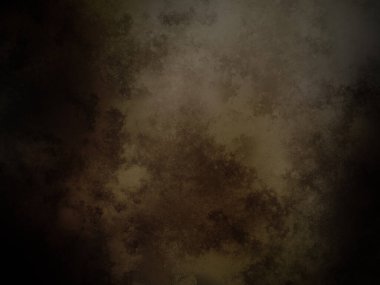 Koyu kahverengi arka plan ve beyaz saat.