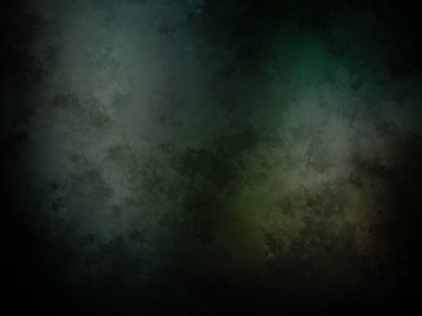 Bulanık efektli koyu yeşil ve siyah bir arkaplan