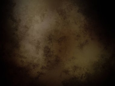 Koyu kahverengi arka plan ve beyaz saat.