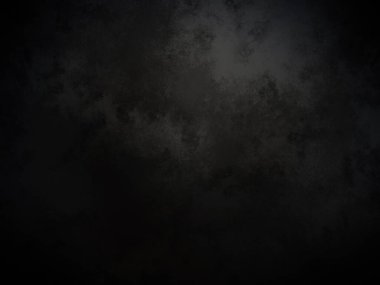 Kara bir arka plan, karanlık bir gökyüzü ve birkaç bulut.