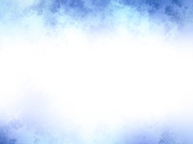 Gökyüzü ve bulutları olan mavi ve beyaz bir arkaplan