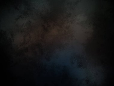 Siyah ve mavi renk şemasına sahip koyu bir arkaplan