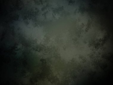 Koyu yeşil ve siyah arkaplan ve beyaz saat.