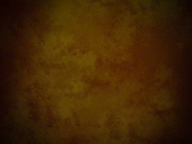 Kahverengi ve sarı bir arka plan ve kirli bir doku.