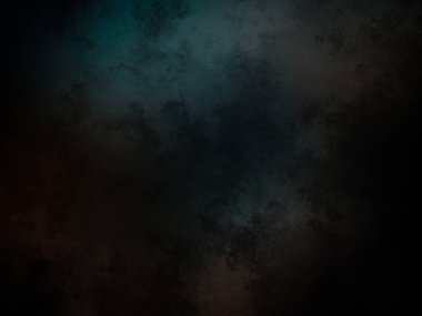 koyu bir arkaplan, mavi ve siyah renkli.