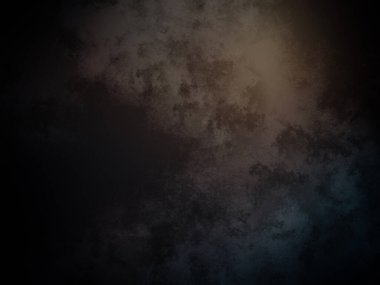 Siyah ve mavi renk şemasına sahip koyu bir arkaplan