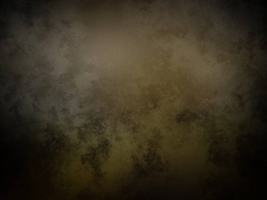 Üzerinde saat olan karanlık ve kirli bir duvar.