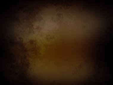 Kahverengi ve siyah arkaplan, kahverengi ve sarı benekli.