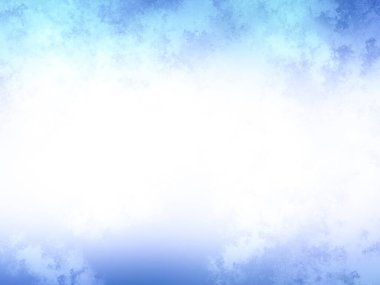 Gökyüzü ve bulutları olan mavi ve beyaz bir arkaplan