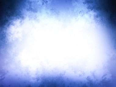 Ortasında ışık olan mavi ve beyaz bir arkaplan