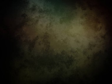 Siyah kenarlı koyu yeşil ve kahverengi bir arka plan.